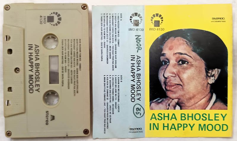 Asha Bhosley in Happy Mood Hindi Audio Cassette