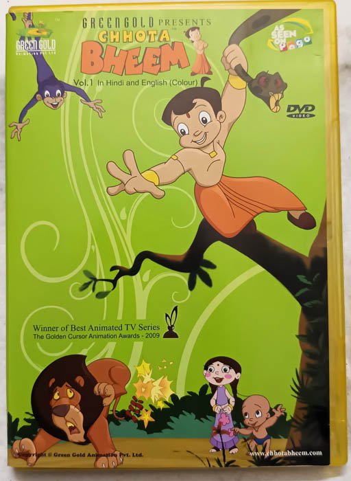 Chota Bheem Vol.1 Hindi and English Movie DVD