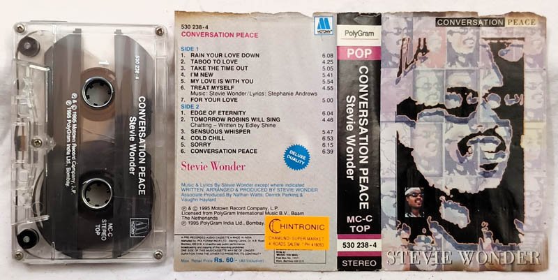 Conversation Peace Stevie Wonder Audio Cassette