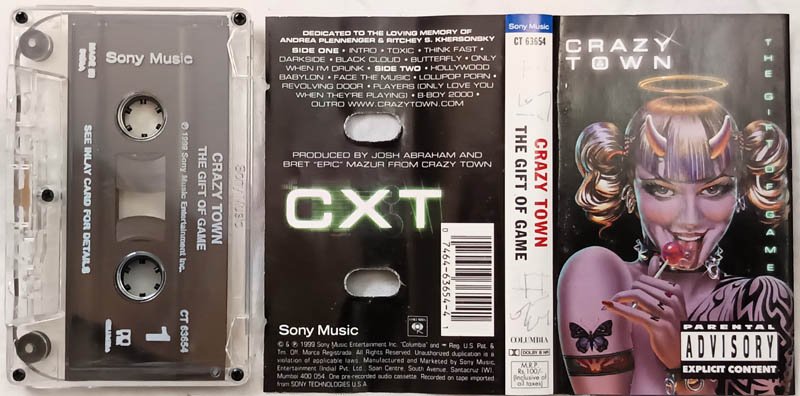 Crazy Town The Gift of Game Audio Cassette