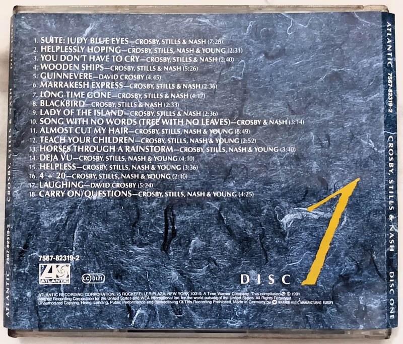 Crosby Stills Nash disk 1 Audio cd - Image 2