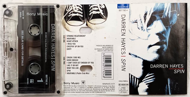 Darren Hayes Spin Audio Cassette