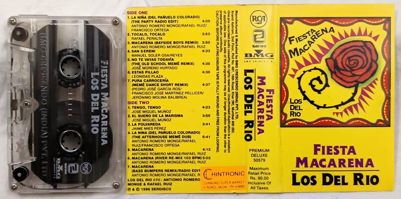 Fiesta Macarena Los Del Rio Audio Cassette