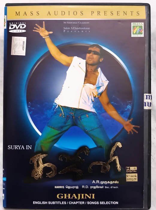 Ghajini Tamil Movie DVD.....