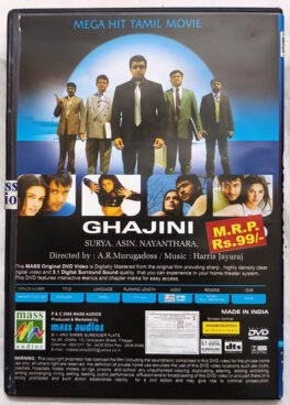 Ghajini Tamil Movie DVD