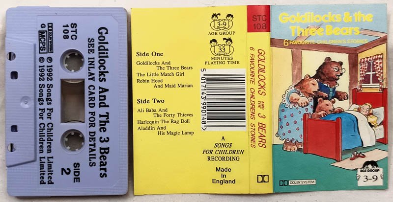 Goodluck and The Three Bears 6 Favourite Children Stories Audio Cassette