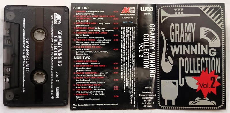 Gramy Winiing Collection Vol.2 Audio Cassette
