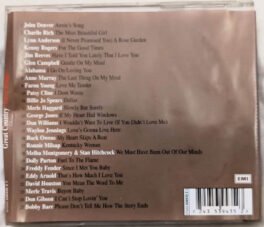 Great Country Love Songs Audio cd