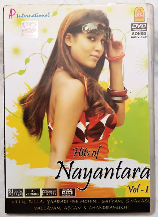 Hits of Nayantara Vol-1 Tamil Dvd Songs