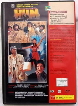 Hum Hindi Movie DVD
