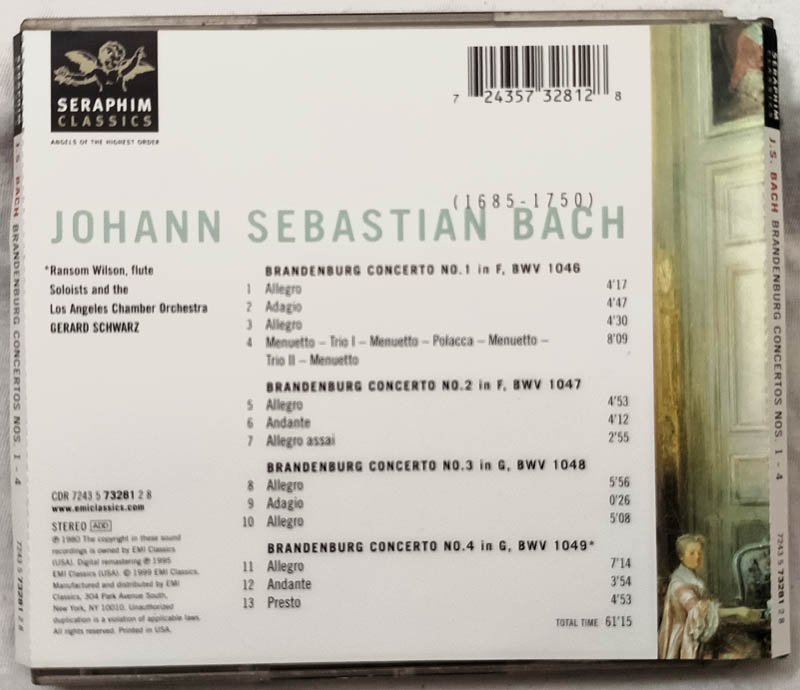 Johann Sebastian Bach 1685 - 1750 Audio cd.
