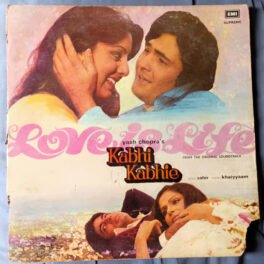 Kabhi Kabhie Hindi Vinyl Records LP By Khaiyyaam