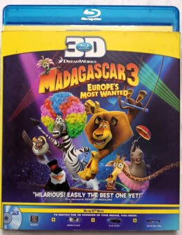 Madagascar 3 Europes Most Wanted English Movie 3D Blu-Ray Disc
