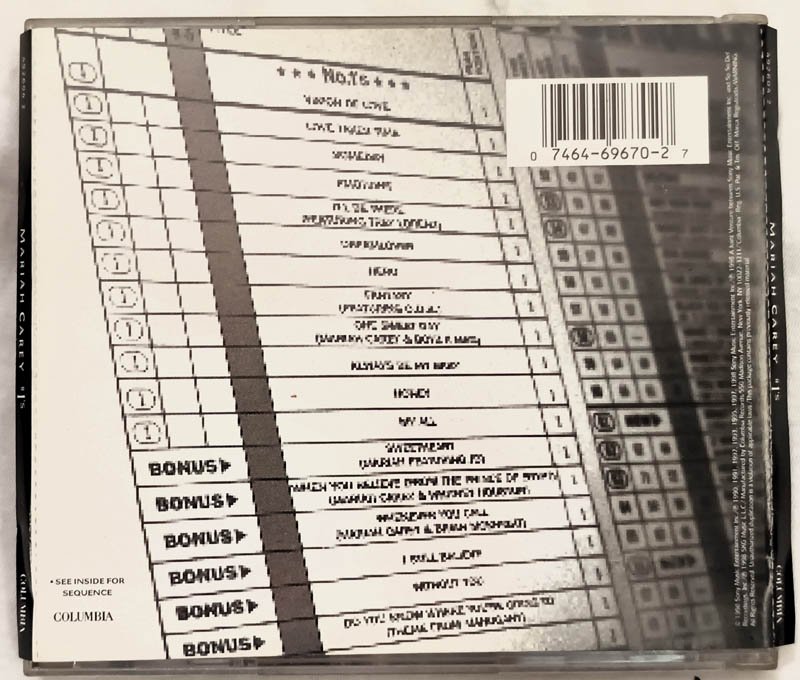 Mariah 1st Audio cd