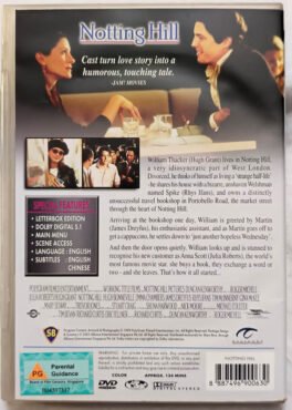 Notting Hill Movie DVD