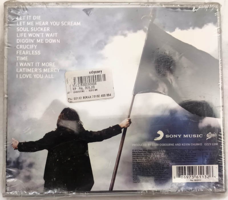 Ozzy Osbourne Scream Audio cd