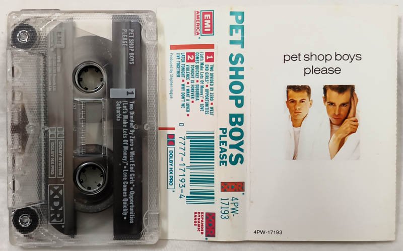 Pet Shop Boys Please Audio Cassette