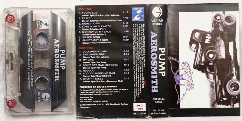 Pumps Aerosmith Audio Cassette