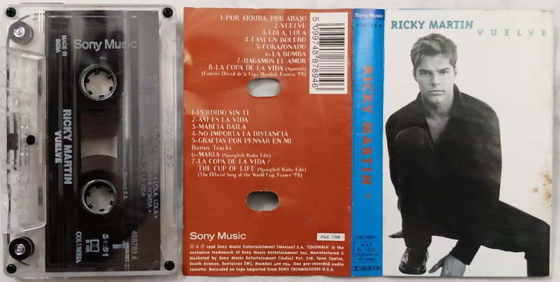 Ricky Martin Vuelve Audio Cassette