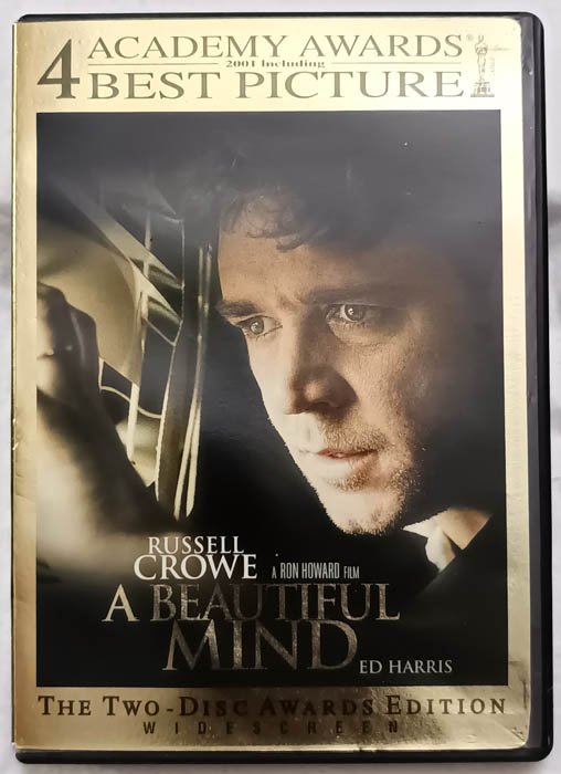 Russell Crowe A Beautiful Mind Ed Harris English Movie DVD