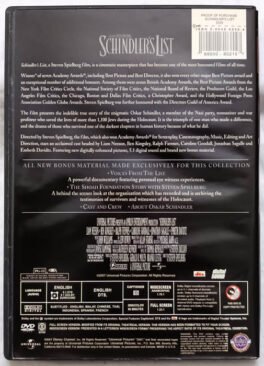 Schinders List Movie Dvd