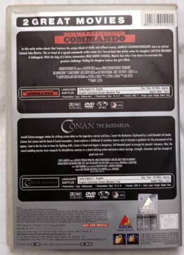 Schwarzeneger Commando-Conan The Barbarian English Movie DVD