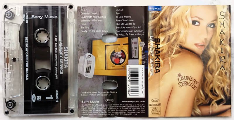 Shakira Laundry Service Audio Cassettes