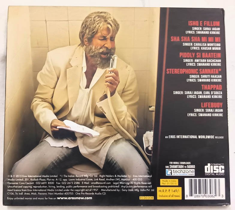 Shamitabh Hindi Audio Cd By Ilaiyaraaja