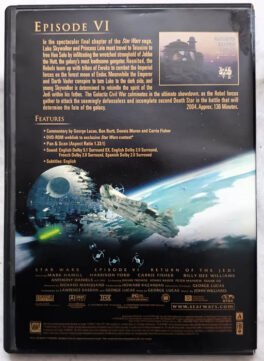 Star Wars Return of The Jedi VI English Movie DVD