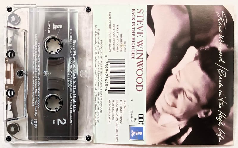 Steve Winwood Back in the High life Audio Cassette