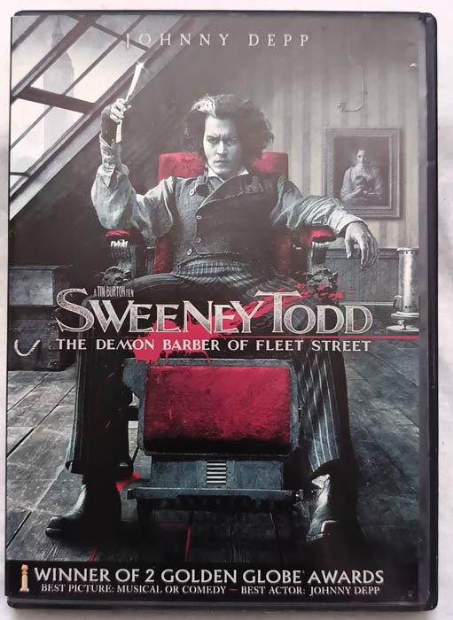 Sweeney Todd The Damon Barbe of Fleet Street English Movie DVD