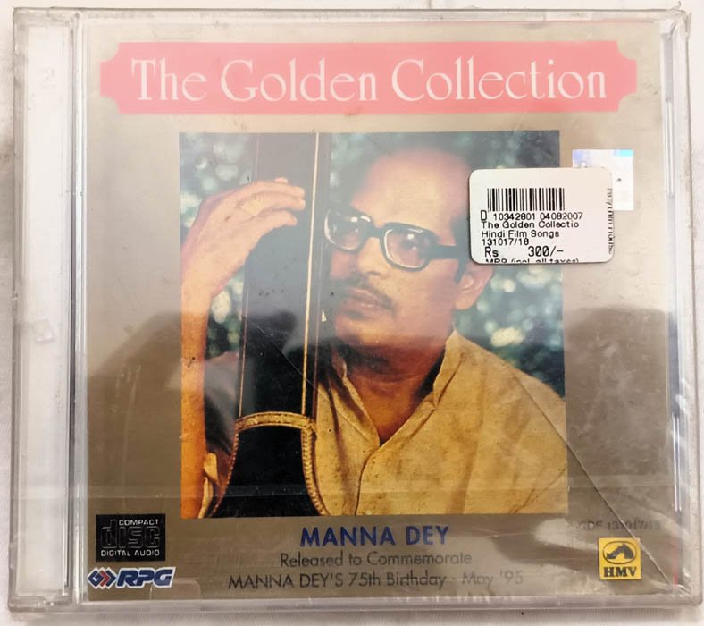 The Golden Collection Manna Dey Hindi Audio cd