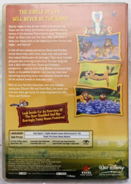 The Lion King 3 Hakuna Matata Movie Dvd