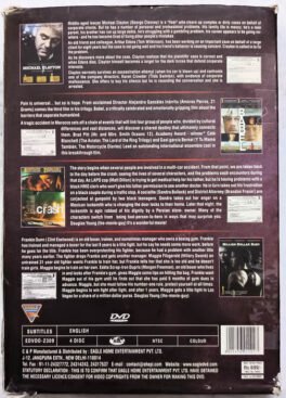 The Ultimate Collection Michael Clayton-Million Dollo Baby-Crash-Babel English Movie DVD