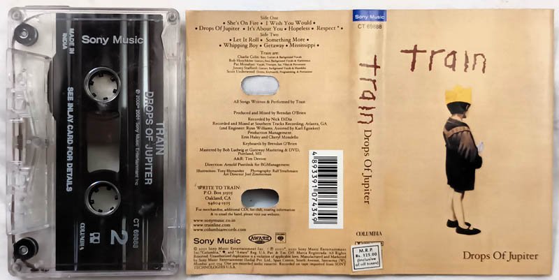 Train Drops of Jupiter Audio Cassette