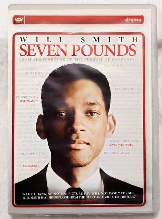 Will Smith Seven Pounds English Movie DVD