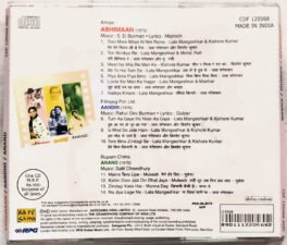 Abhimaan – Aandhi – Anand Hindi Audio cd