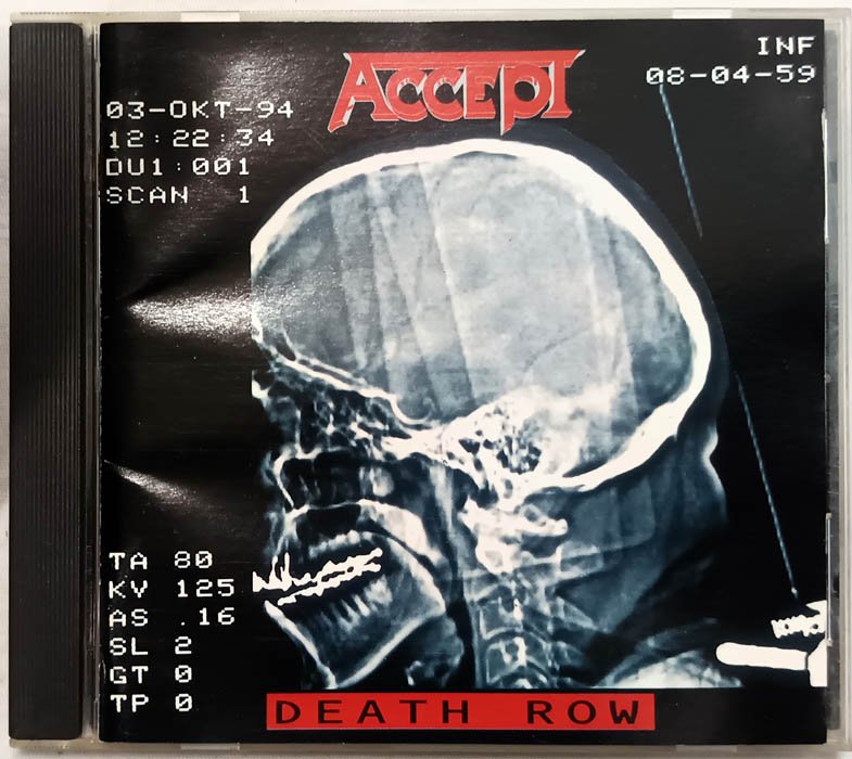 Accept - Death Row Audio cd