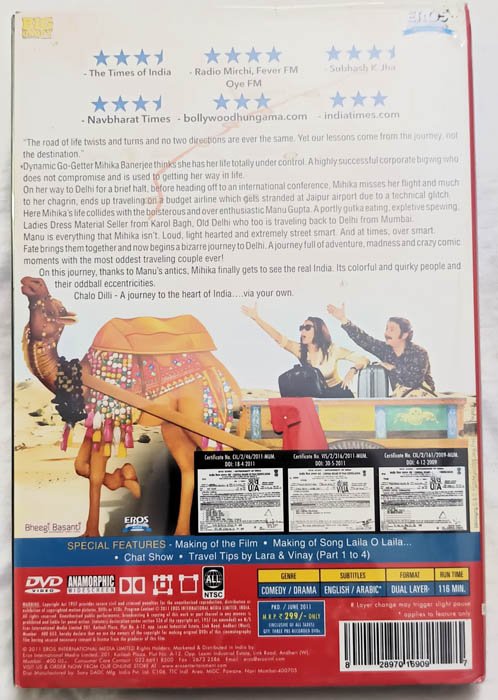 Chalo Dilli Hindi Movie DVD .