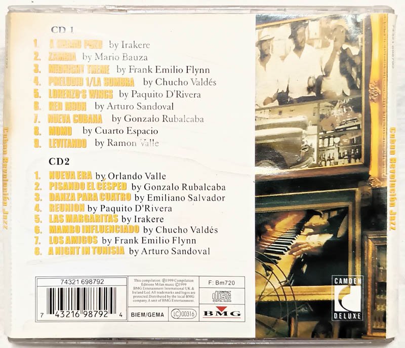Cuban Revolución Jazz Audio cd