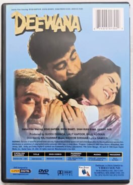 Deewana Hindi Movie Dvd