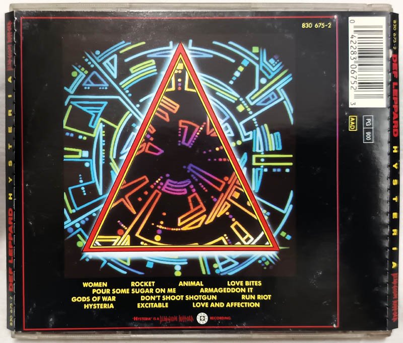 Def Leppard - Hysteria Audio cd