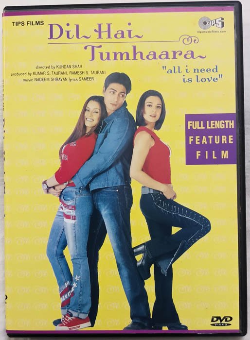 Dil Hai Tumhaara Hindi Movie DVD
