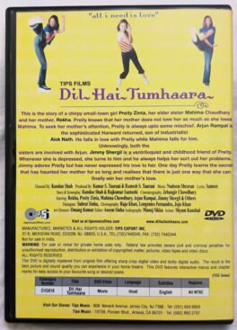 Dil Hai Tumhaara Hindi Movie DVD