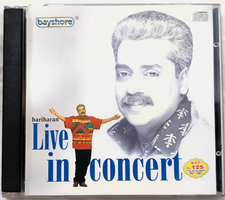 Hariharan Live in concert Hindi Audio cd