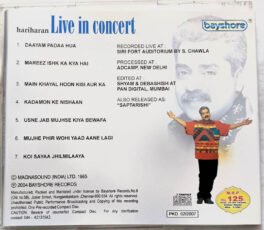 Hariharan Live in concert Hindi Audio cd