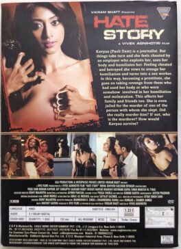 Hate Story Hindi Movie Dvd