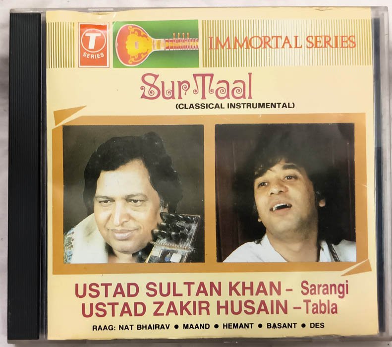 Immortal Series Ustad Sultan Khan-Sarangi-Ustad Zakir Hussain-Tabla Hindi Audio Cd