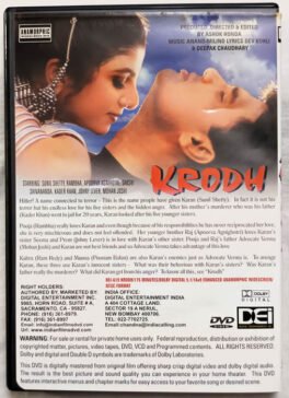 Krodh Hindi Movie Dvd