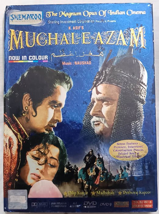 Mughal-E-Azam Hindi Movie Dvd